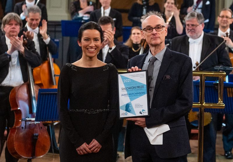 RPS / ABO Salomon Prize awarded to Oxford Philharmonic violinist Jamie Hutchinson