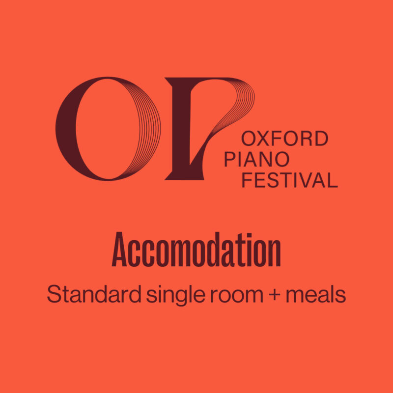 Piano Festival: Standard single room + meals