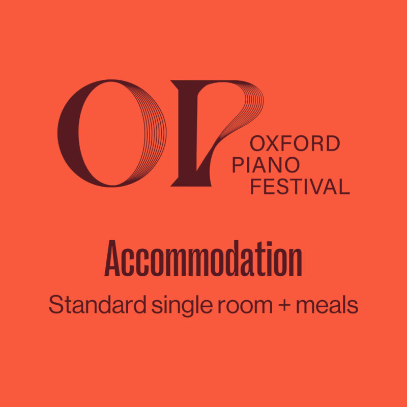 Piano Festival: Standard single room + meals