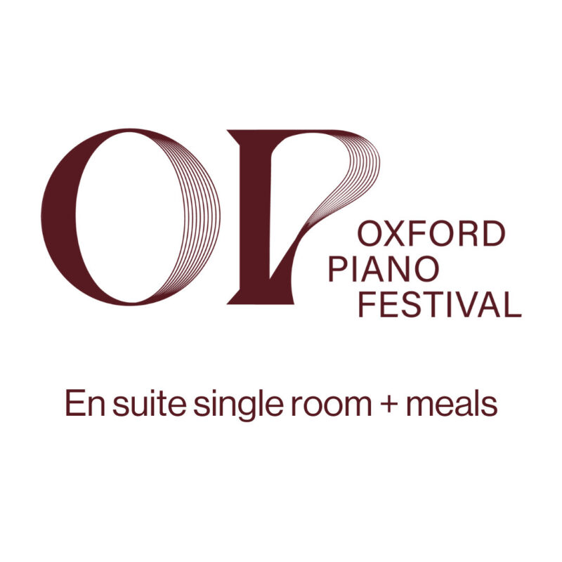 Piano Festival: En suite single room + meals